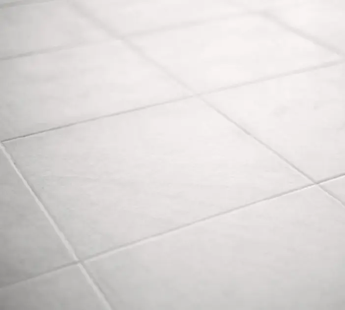 White ceramic floor tiles pattern